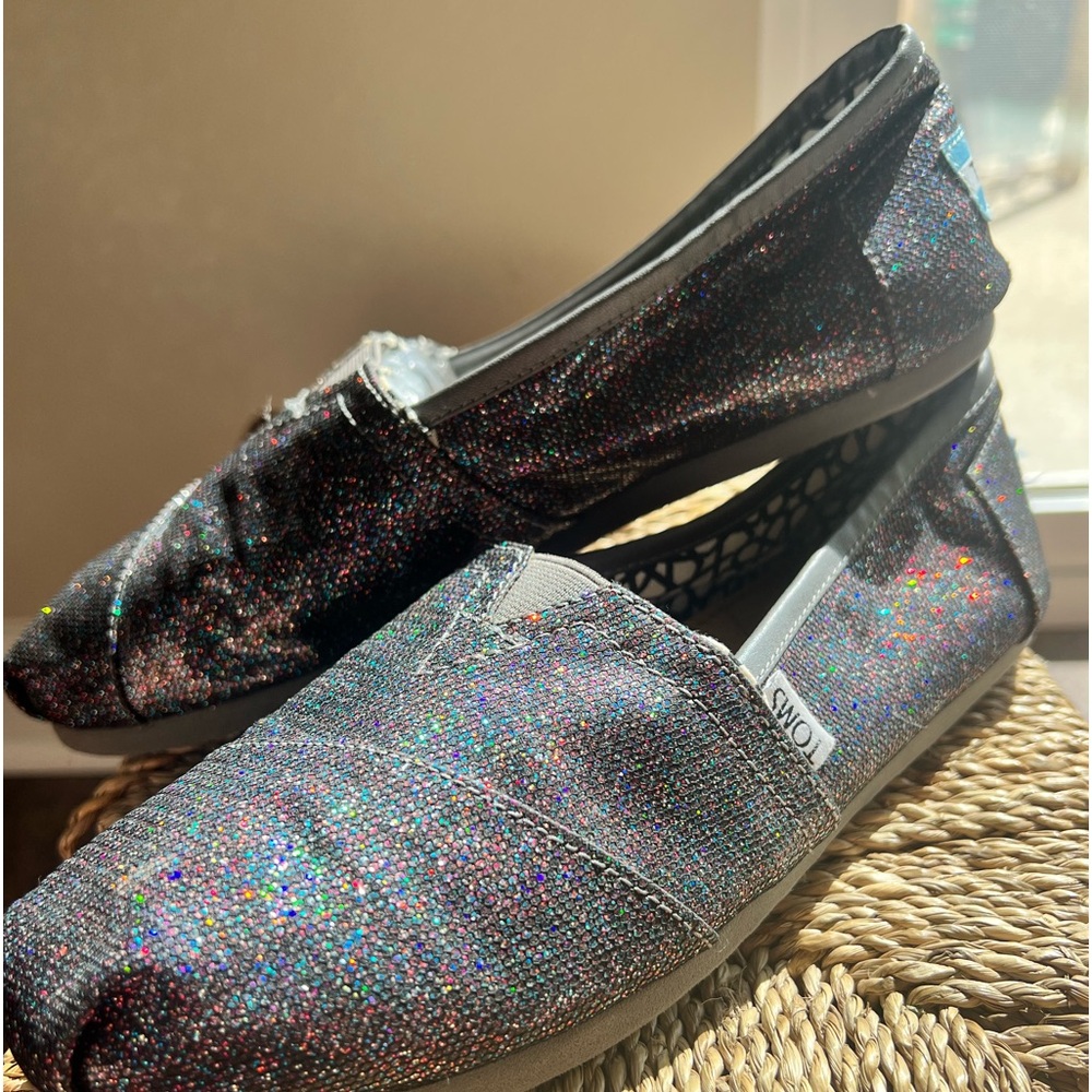 Toms Glitter Flats